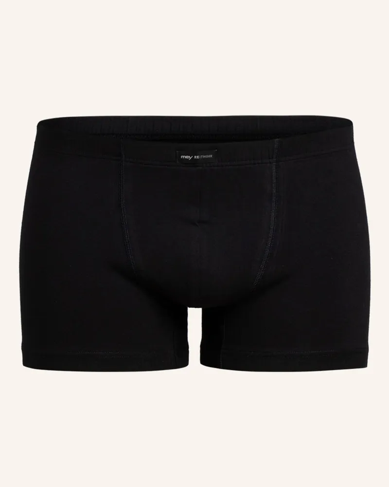 Mey Boxershorts Serie Re:Think schwarz Schwarz