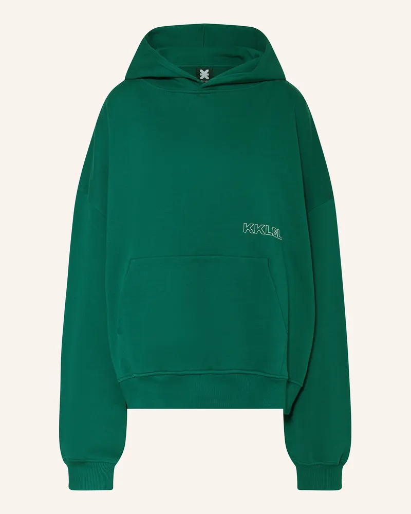 Karo Kauer Oversized-Hoodie Grün