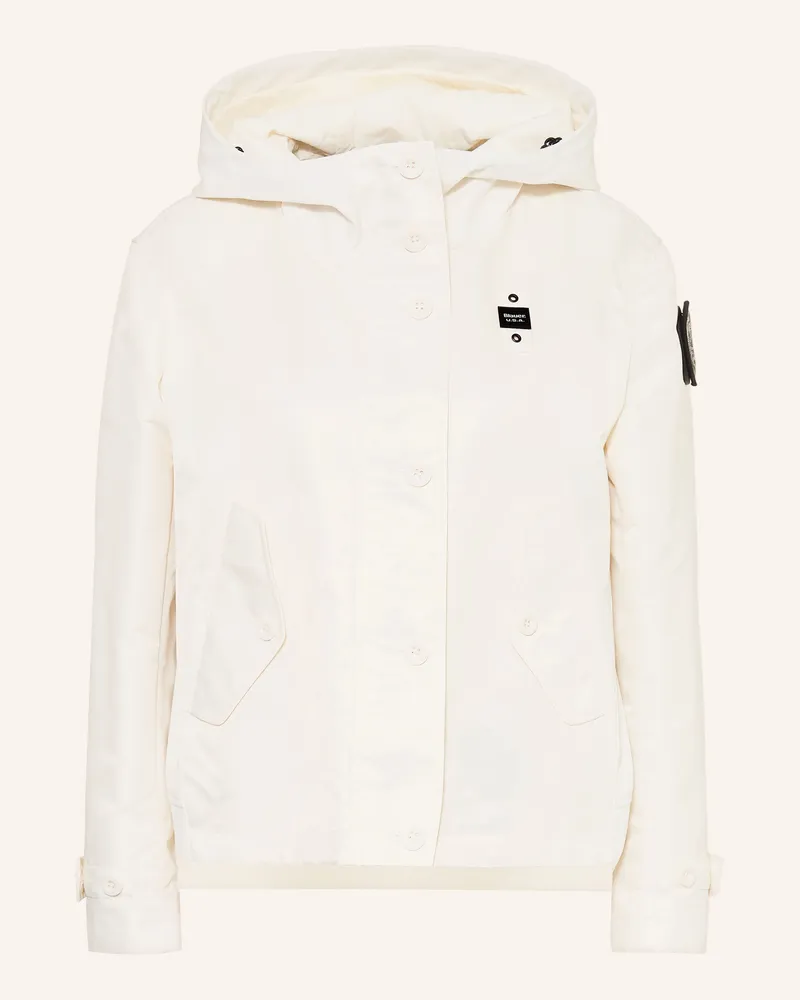 Blauer Jacke MARCELLA Weiss