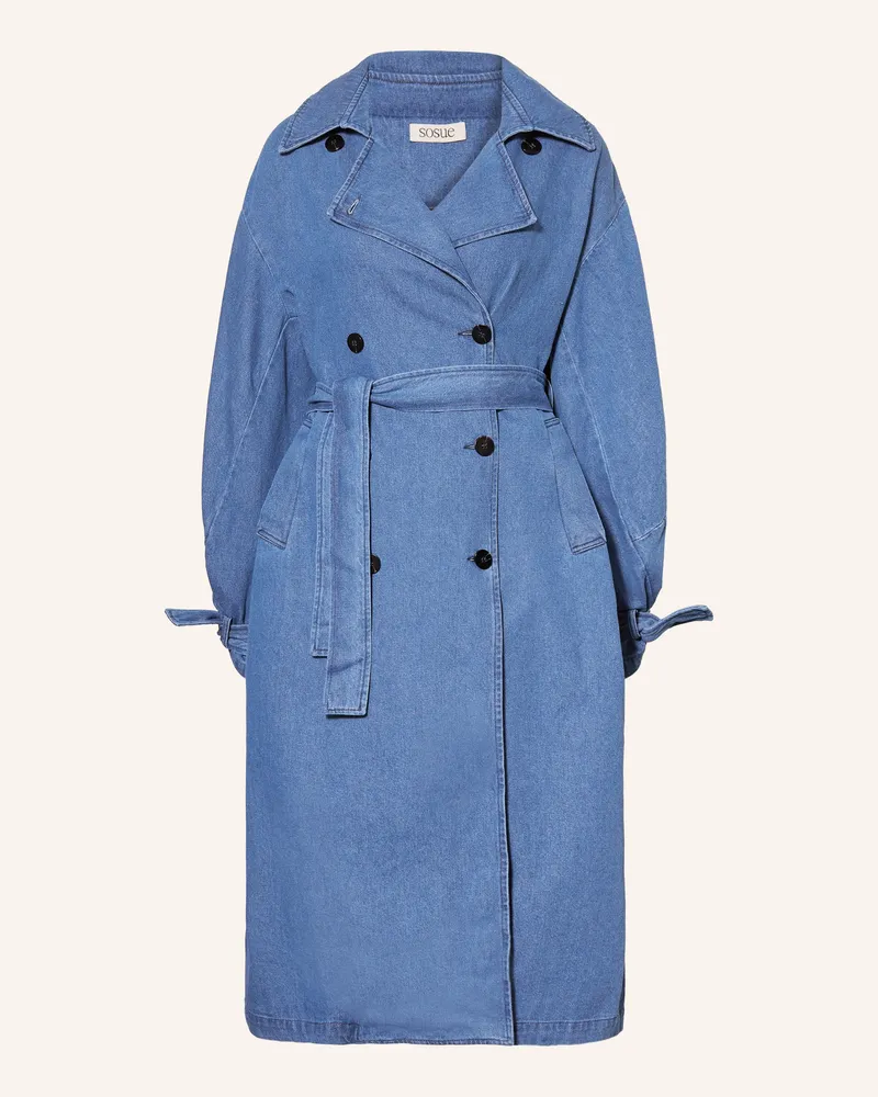 SoSUE Jeansmantel Antonia blau Blau