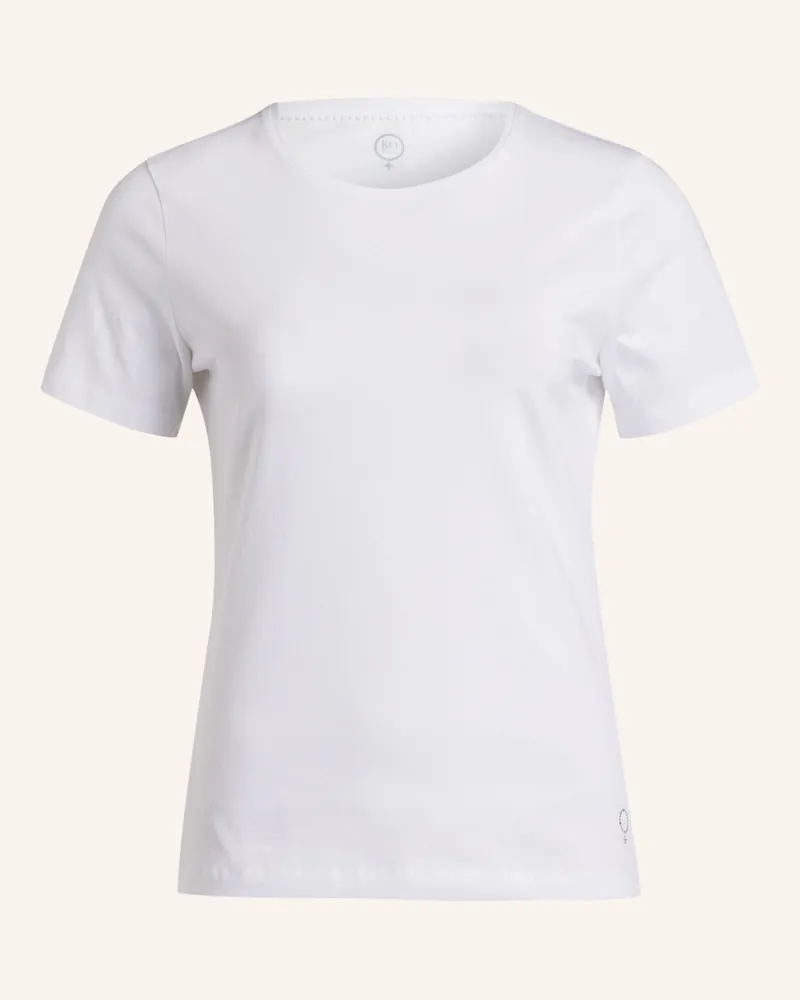 Boviva T-Shirt mit Schmucksteinen Weiss