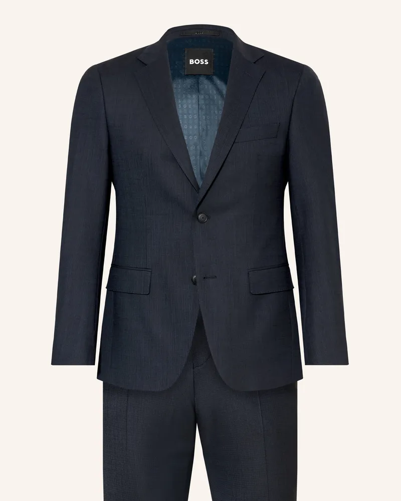 HUGO BOSS Anzug HUGE Slim Fit Dunkelblau