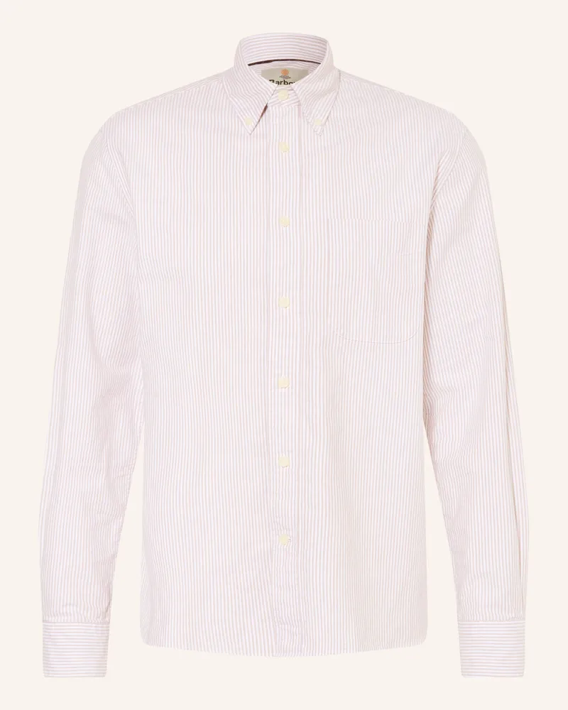 Barbour Hemd Authentic Comfort Fit weiss Beige