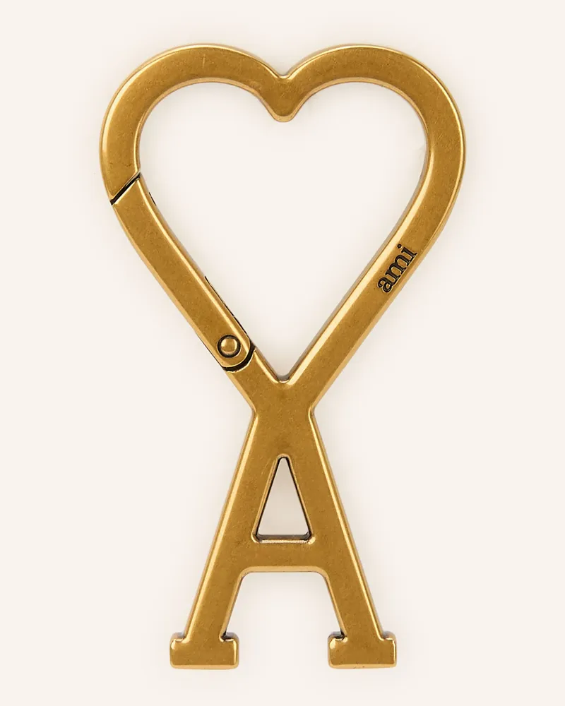 AMI Paris Schlüsselanhänger Ami De Coeur gold Gold
