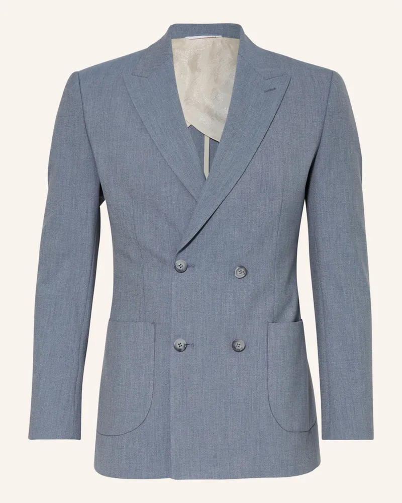 paul Anzugsakko Slim Fit blau 670