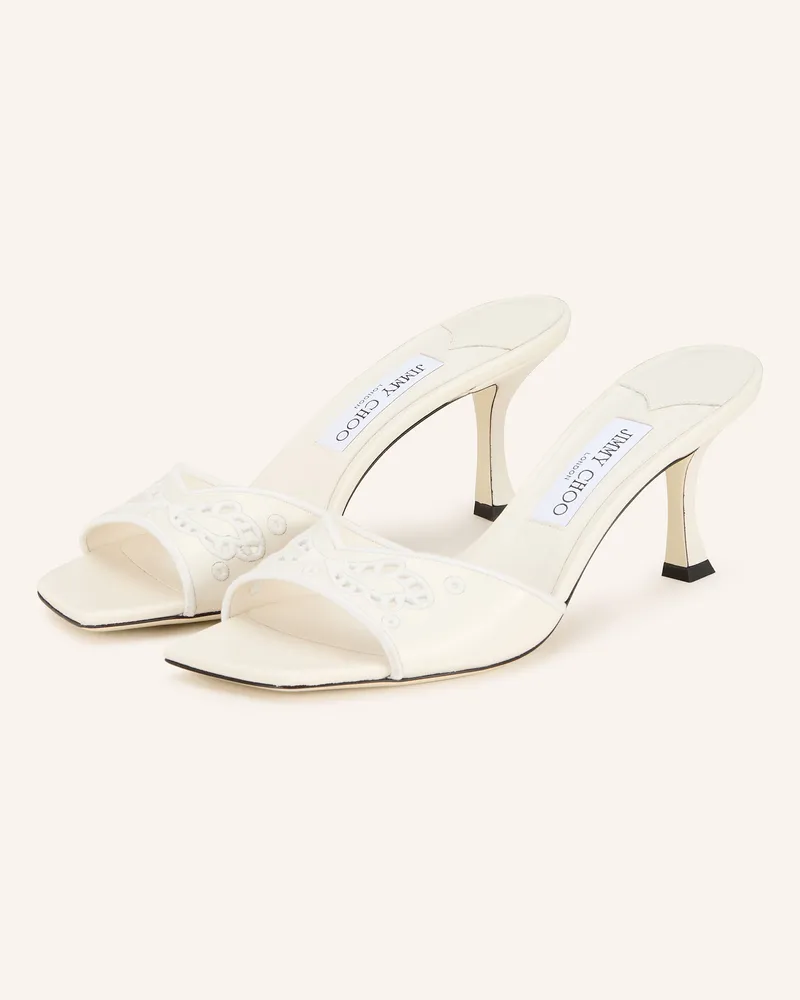 Jimmy Choo Mules SKYE Ecru