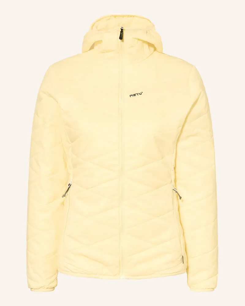 me°ru' Steppjacke ITHARI zum Wenden Gelb