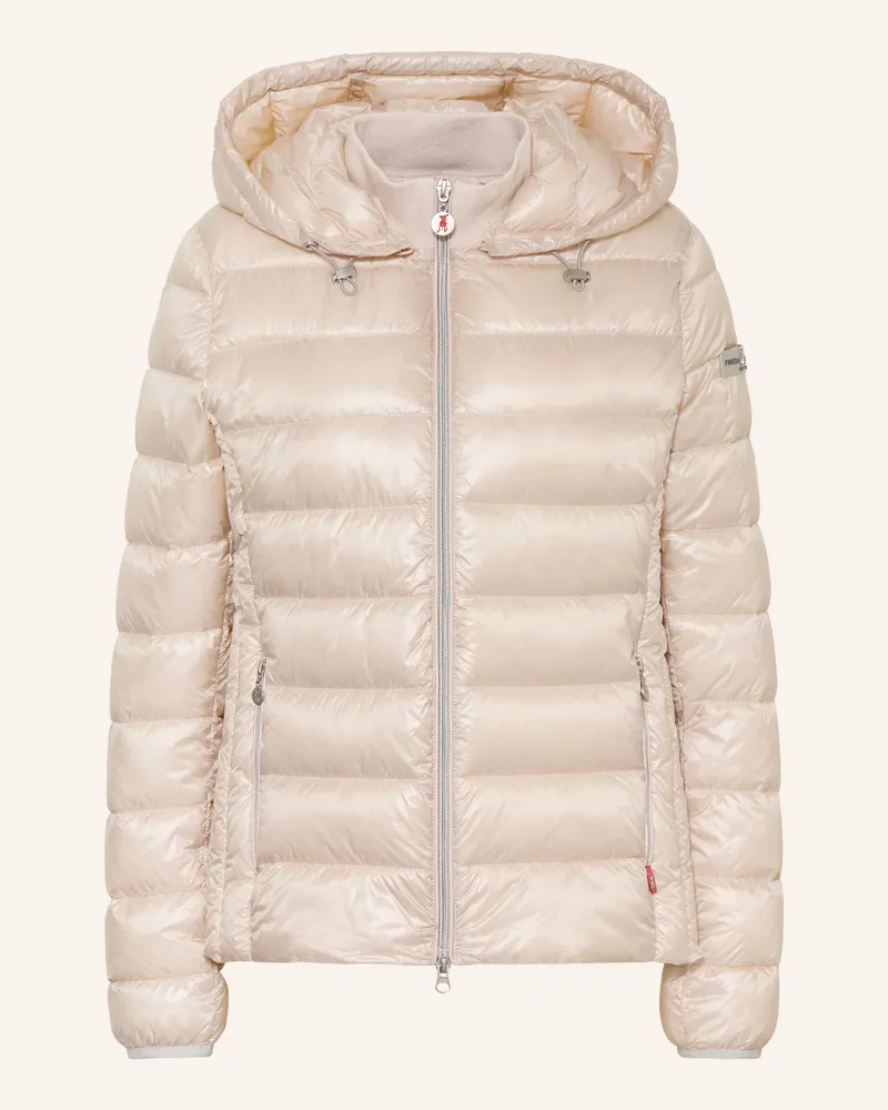 Frieda & Freddies Steppjacke Wenda Mit Abnehmbarer Kapuze beige Creme