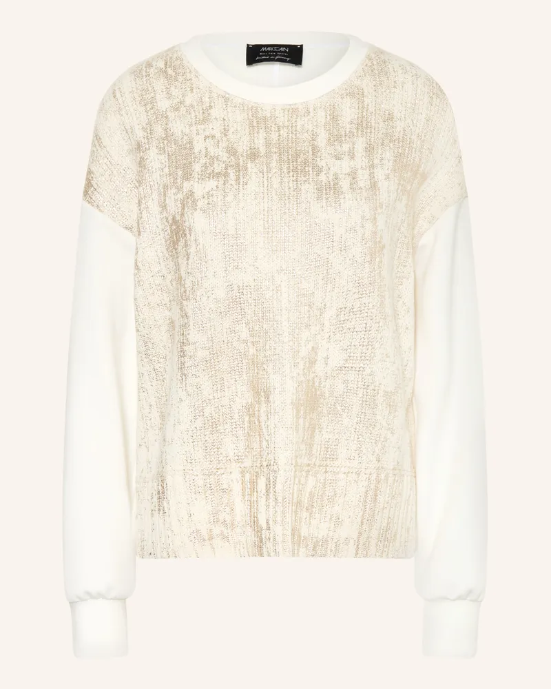 Marc Cain Pullover Im Materialmix gold 414