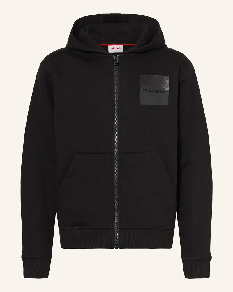HUGO BOSS Sweatjacke Schwarz