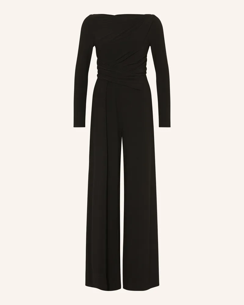 Talbot Runhof Jersey-Jumpsuit schwarz Schwarz
