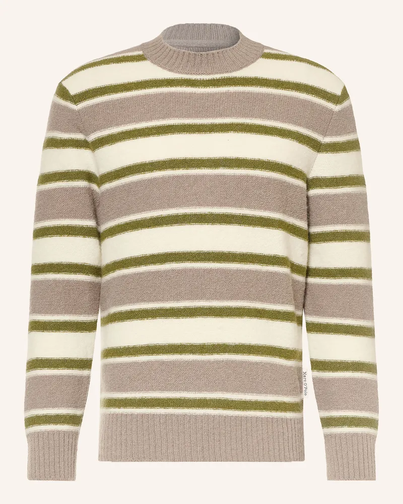 Marc O'Polo Pullover gruen Weiss