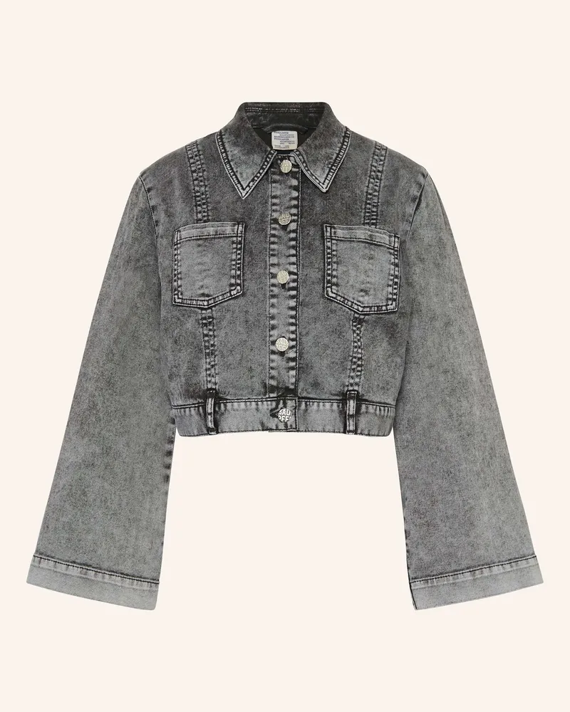 Baum und Pferdgarten Jeansjacke Majsel schwarz Dunkelgrau