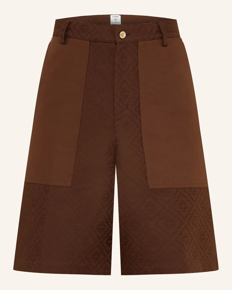 Casablanca Paris Jacquard-Shorts Relaxed Fit braun Dunkelbraun