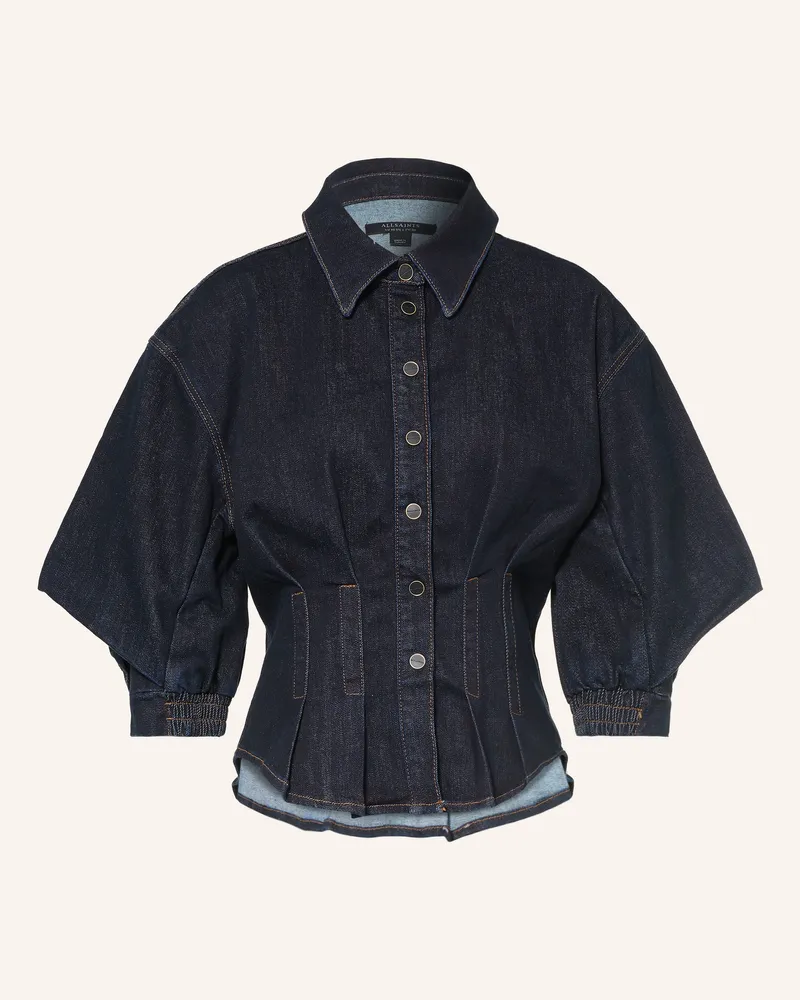AllSaints Jeans-Overshirt Nancy blau Dunkelblau