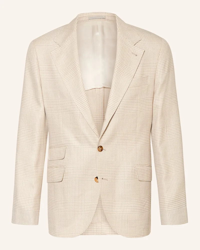 Brunello Cucinelli Sakko Slim Fit Creme