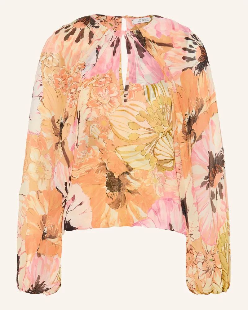 Dorothee Schumacher Blusenshirt Floral Dream Mit Abnehmbarer Schluppe pink Hellgelb
