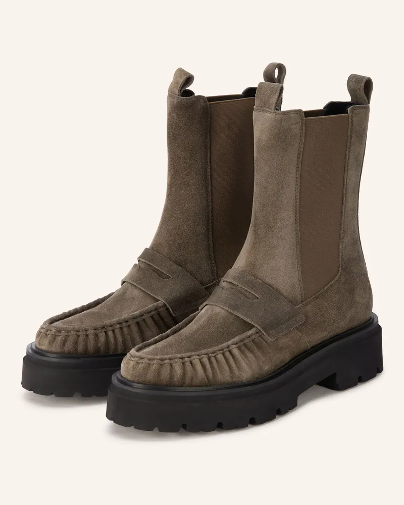 Kennel & Schmenger Chelsea-Boots Fancy gruen Oliv