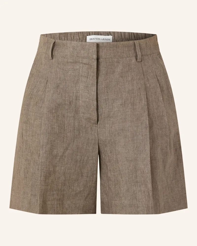 Iris von Arnim Leinenshorts Seychell beige Taupe