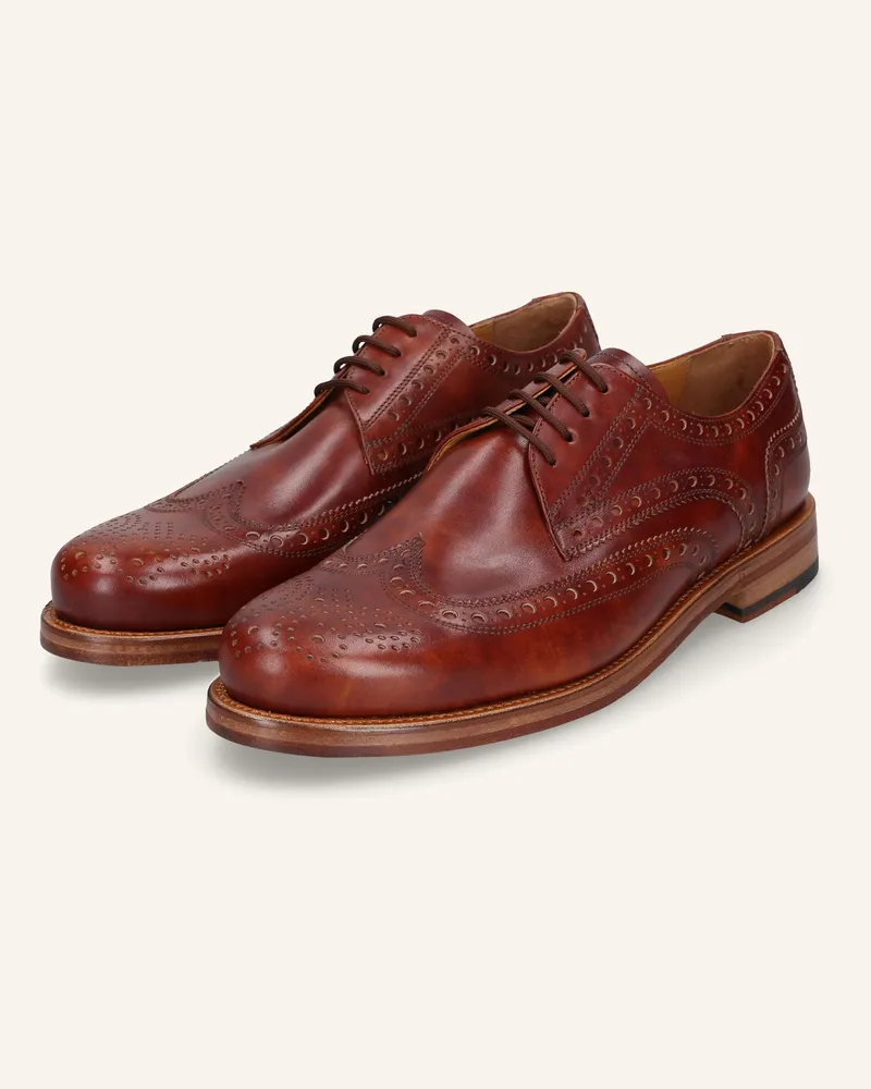 Heinrich Dinkelacker Schnürer ZÜRICH FULL-BROGUE TC Braun
