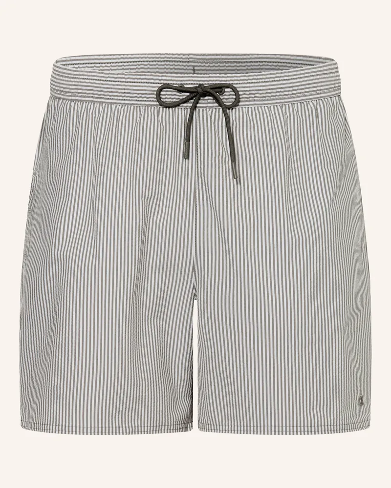 Calvin Klein Badeshorts grau Dunkelgrau