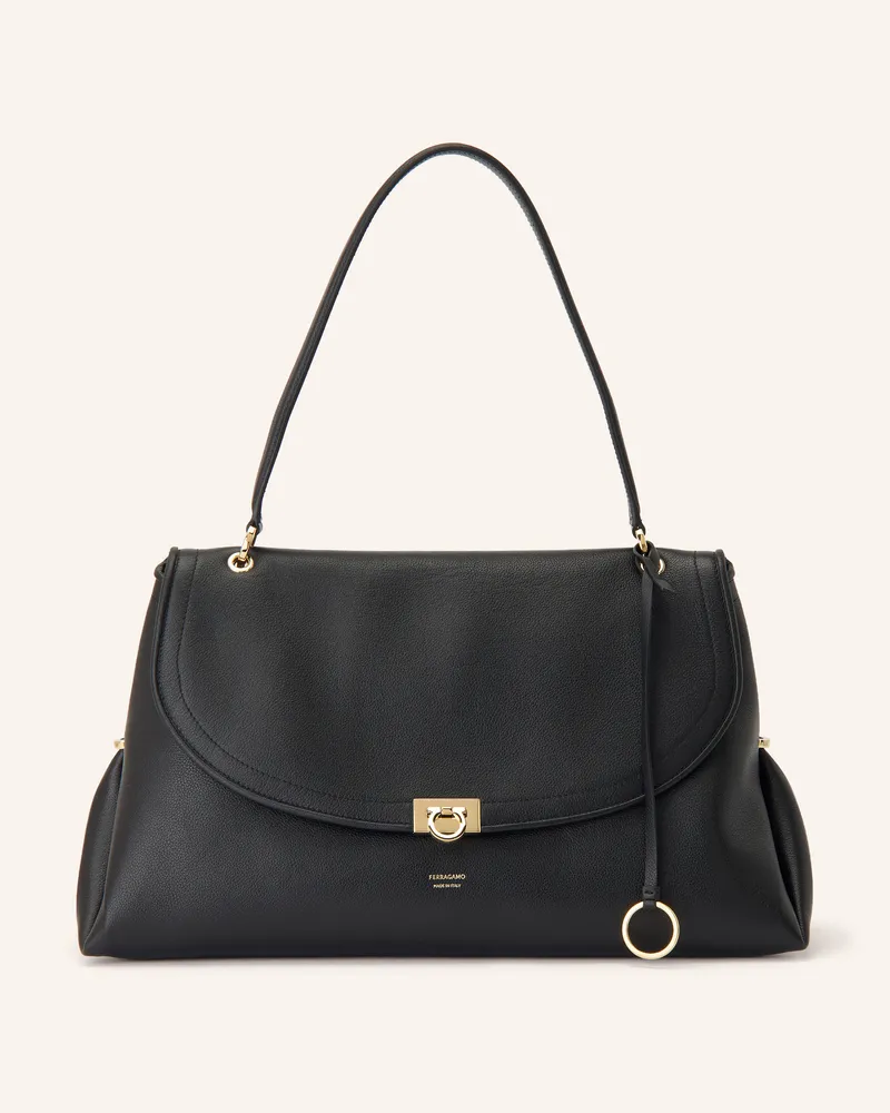 Ferragamo Schultertasche Sofia Large schwarz Schwarz