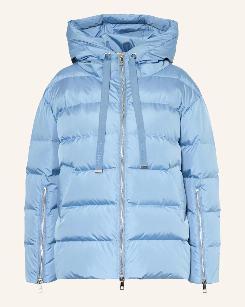 Rich&Royal Daunenjacke blau Hellblau