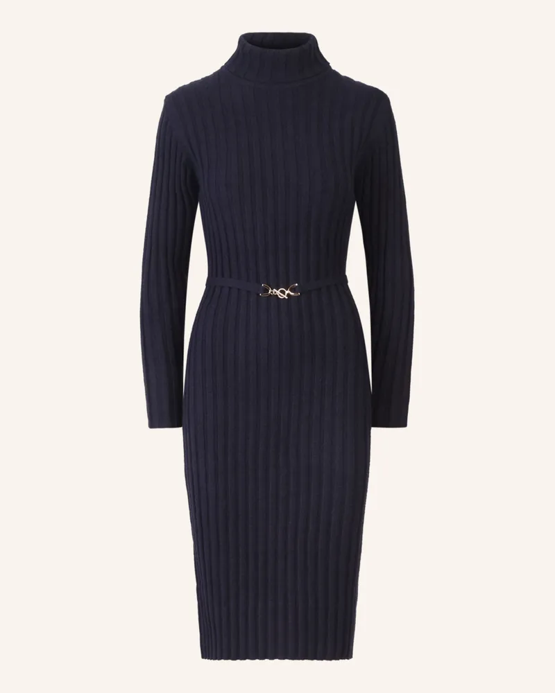 Apart Midistrickkleid Dunkelblau