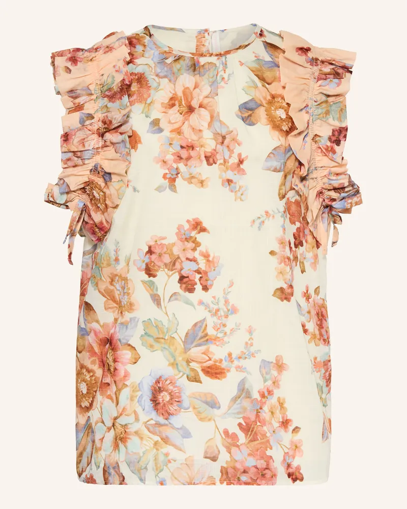 Zimmermann Blusenshirt AWAKEN mit Rüschen Creme
