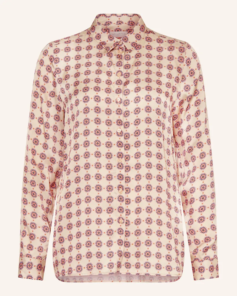 Milano Italy Hemdbluse aus Satin Beige