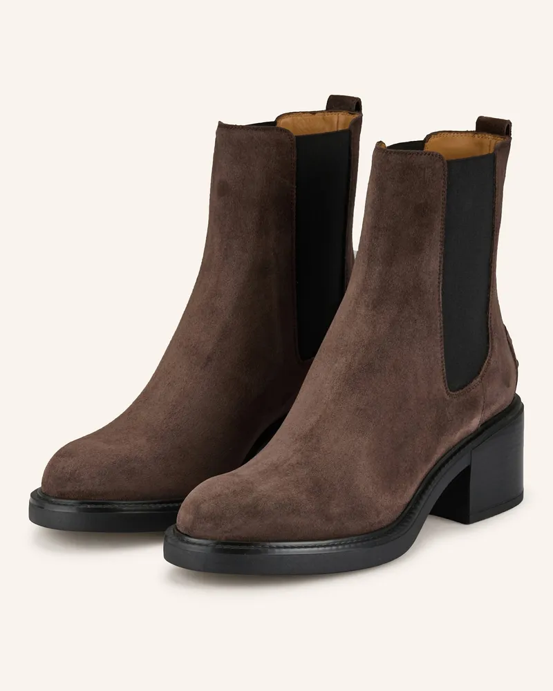 TOD'S Chelsea-Boots braun Grau