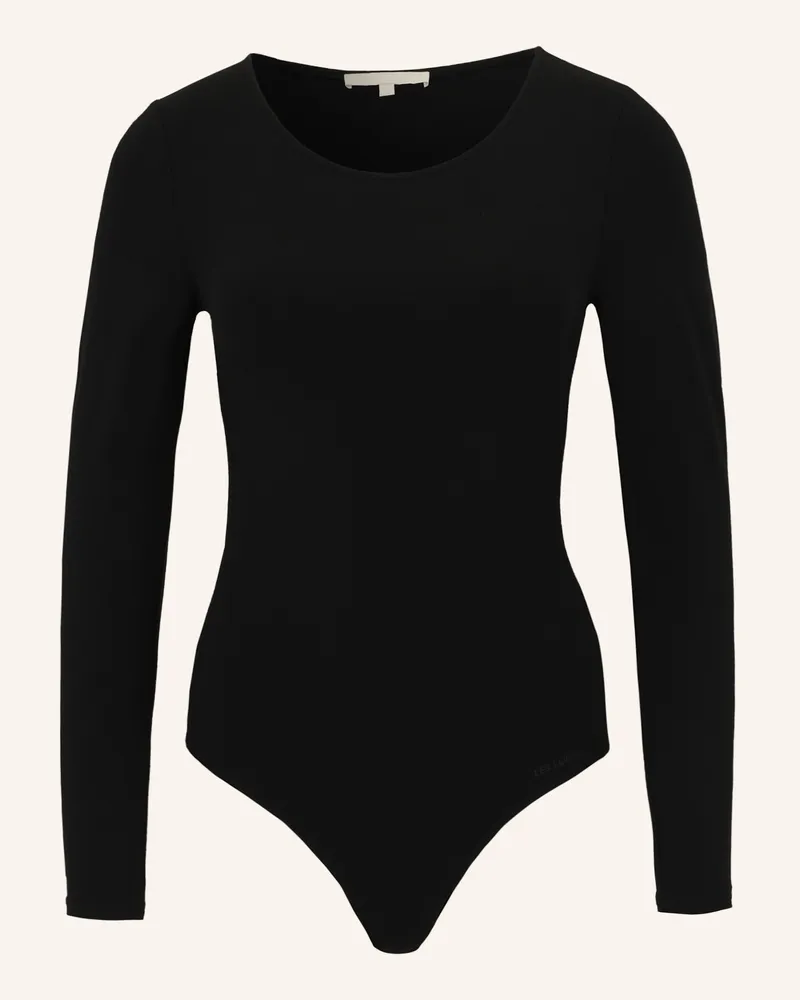 Les Lunes Langarmbody Alena Warm Longsleeve Thermo Bodysuit schwarz Schwarz