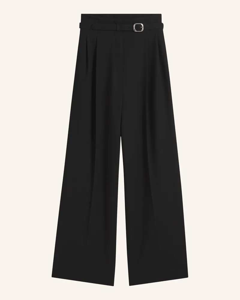 HUGO BOSS Hose Halmea Relaxed Fit schwarz Schwarz