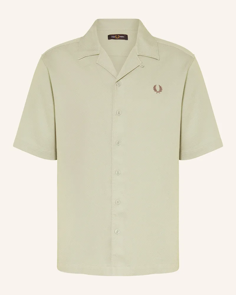 Fred Perry Resorthemd Comfort Fit Blaugrau