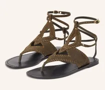 Zehentrenner Capri gruen