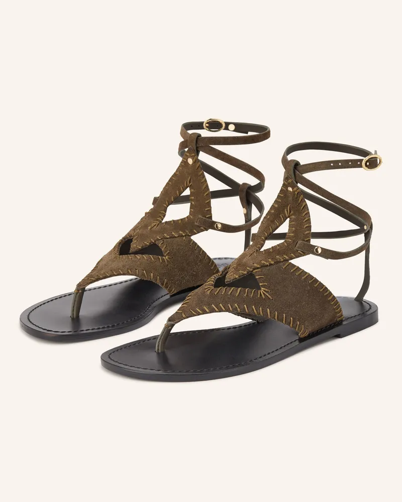 ba&sh Zehentrenner Capri gruen Oliv