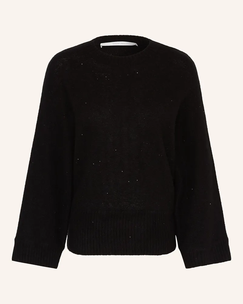 Herzen's Angelegenheit Pullover mit Pailletten Schwarz
