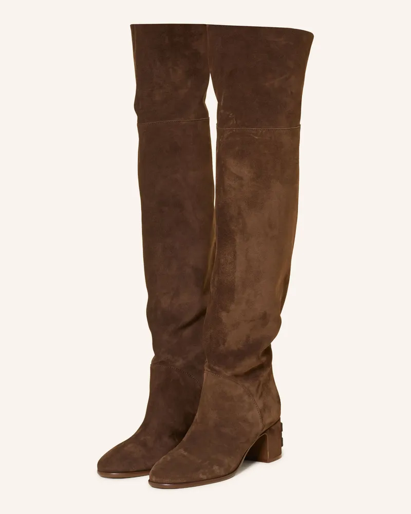 Casadei Overknee-Stiefel New Muny braun Dunkelbraun