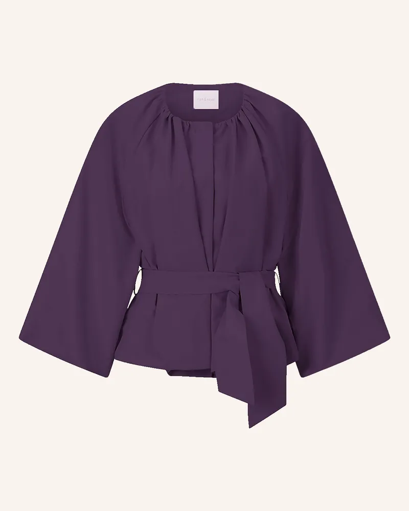 Rich&Royal Bluse lila Dunkellila