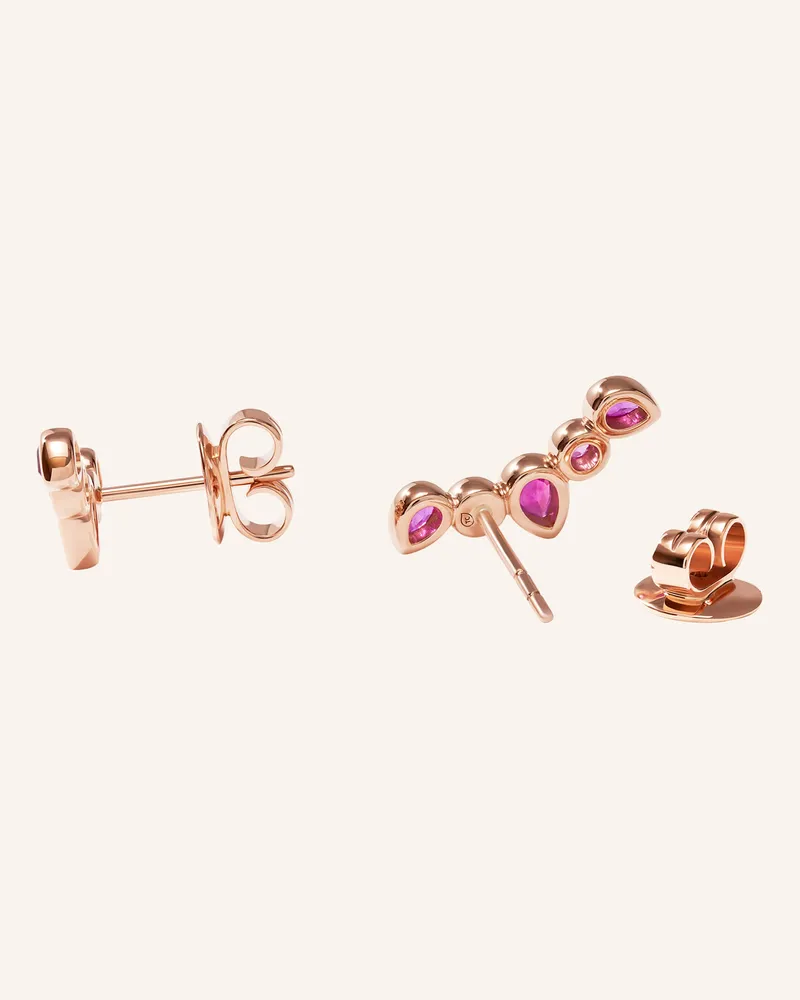 TAMARA COMOLLI Ohrstecker OHRSTECKER GYPSY CRAWLER 'BLUSH' 18K Roségold Roségold