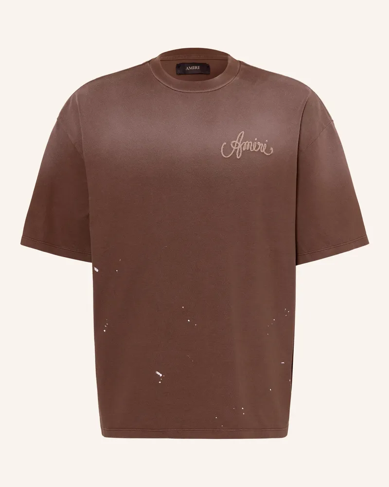 Amiri T-Shirt Braun