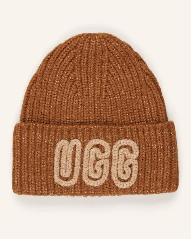 UGG Mütze braun Cognac