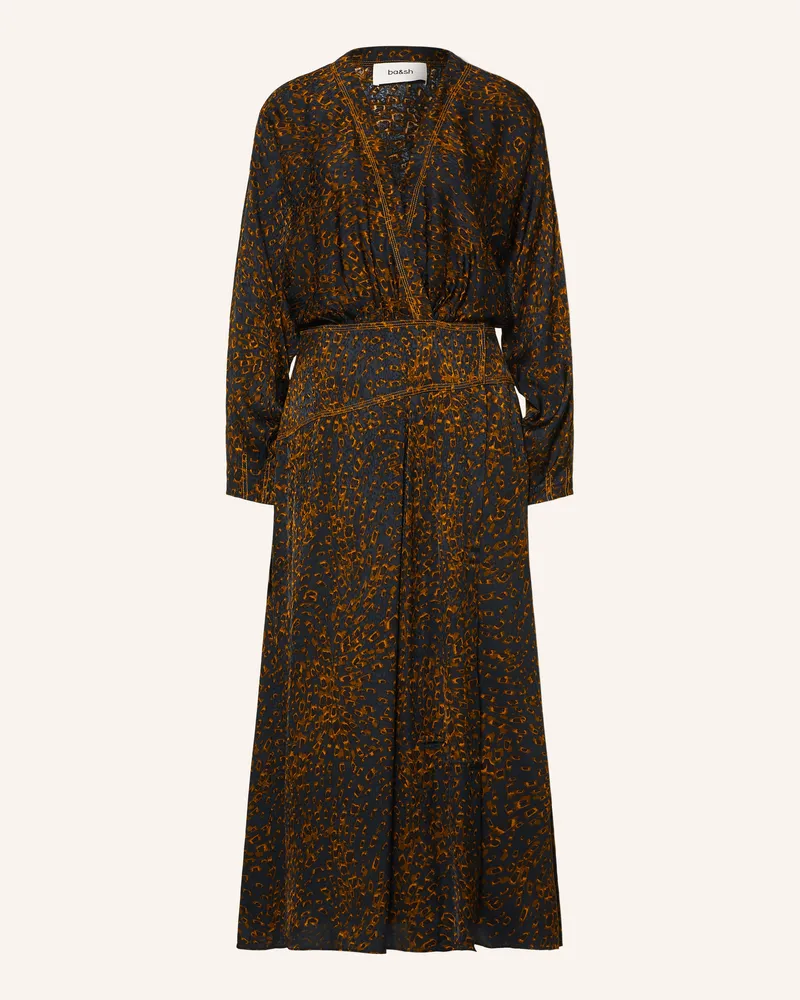 ba&sh Wickelkleid Hamy blau Dunkelblau