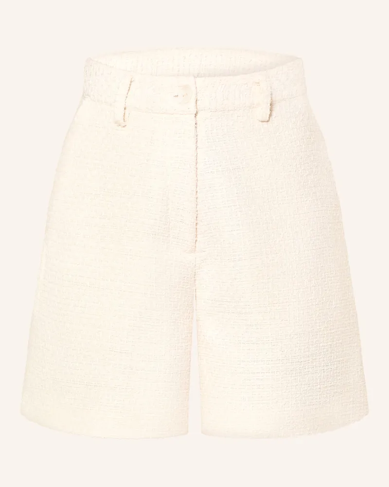 Mrs & HUGS Tweed-Shorts weiss Weiss