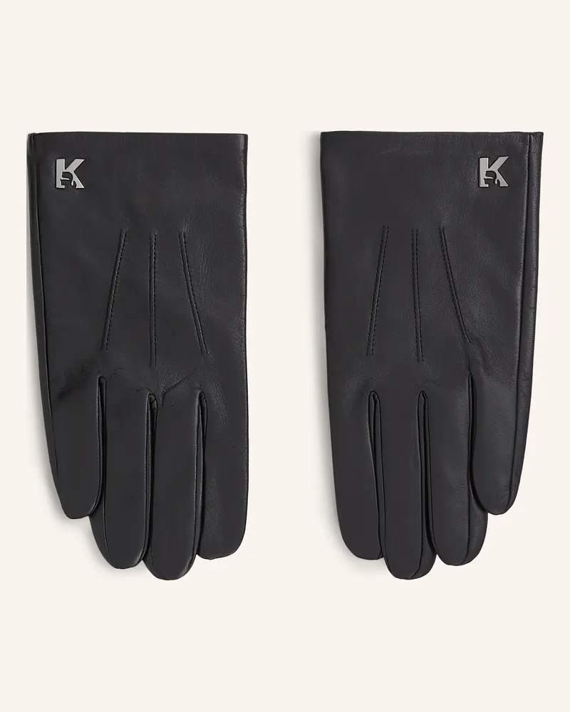 Karl Lagerfeld Handschuhe schwarz Schwarz