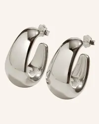 POMPIDOU Ohrringe ELIA OVAL DROP STUD by GLAMBOU Silber