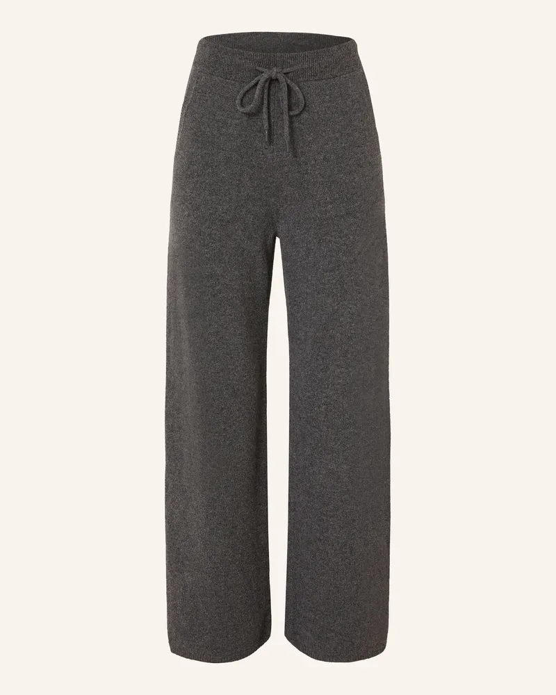 Max Mara Strickhose Fiabe Aus Cashmere grau Dunkelgrau