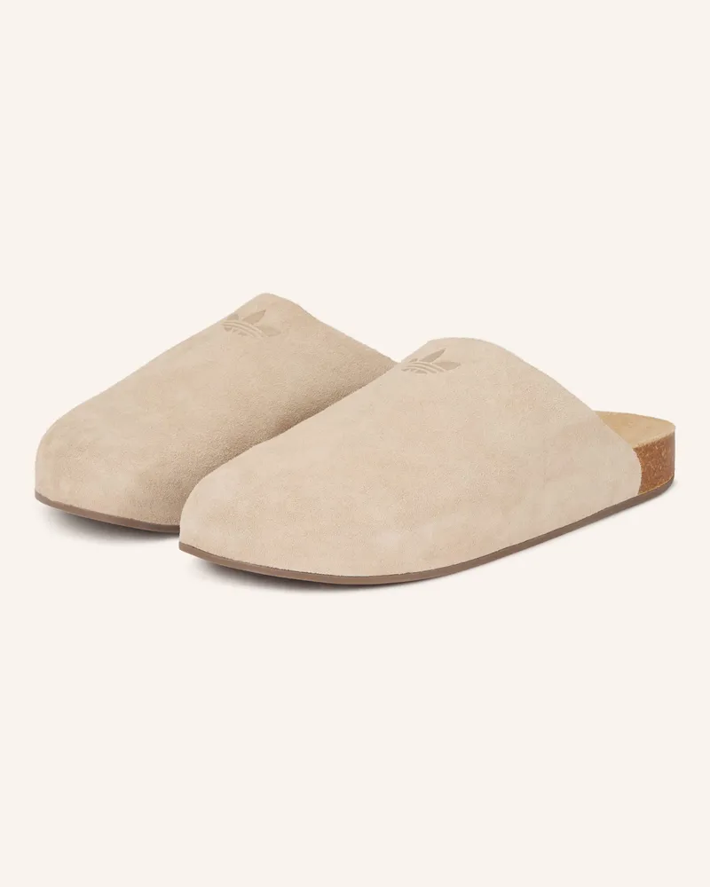 adidas Pantoletten Adimule beige Hellbraun
