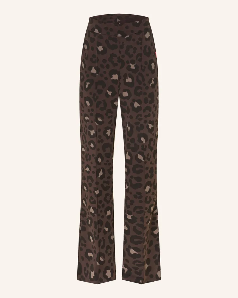 Milano Italy Hose im Jogging-Stil Braun