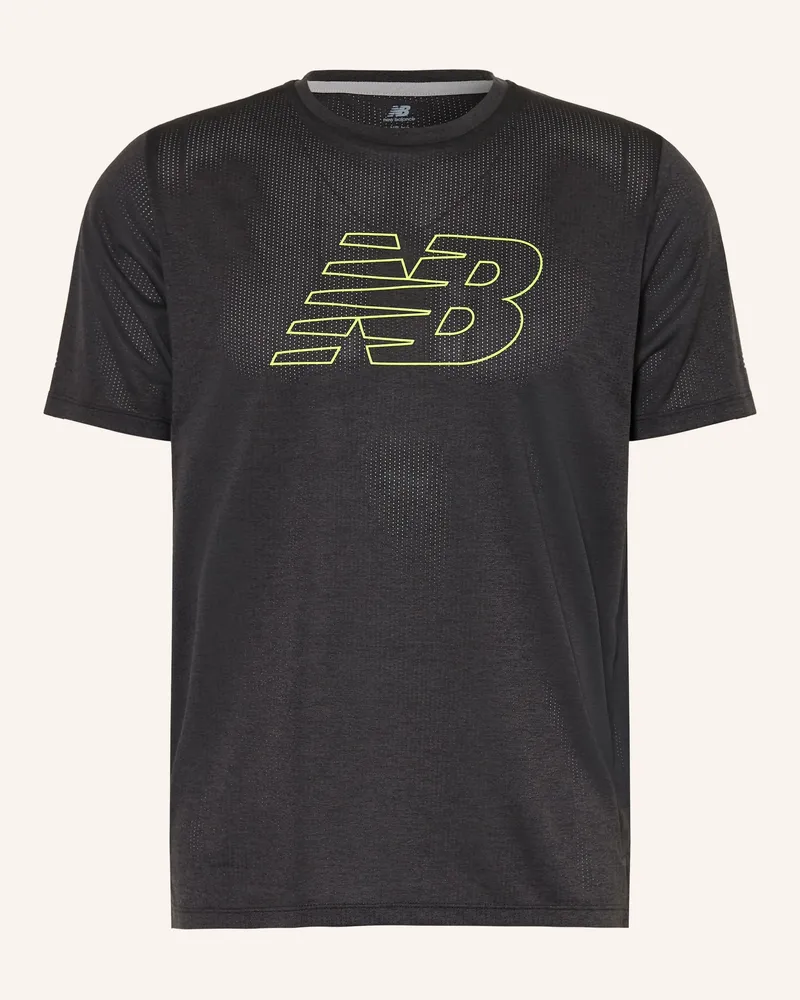 New Balance Laufshirt Dunkelgrau